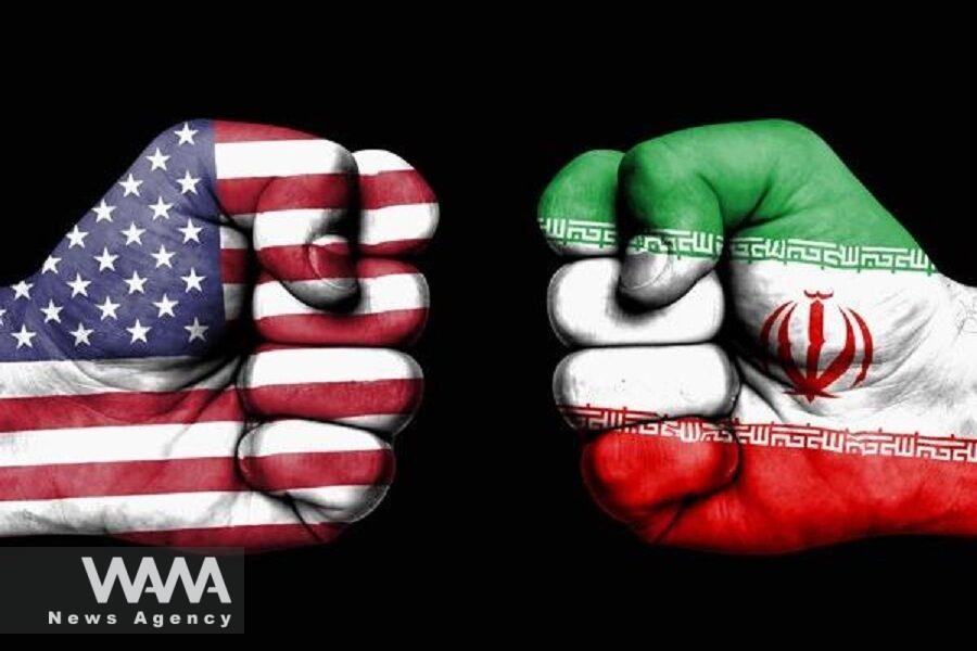 Iran - U.S. flags - Social Media / WANA (West Asia News Agency)