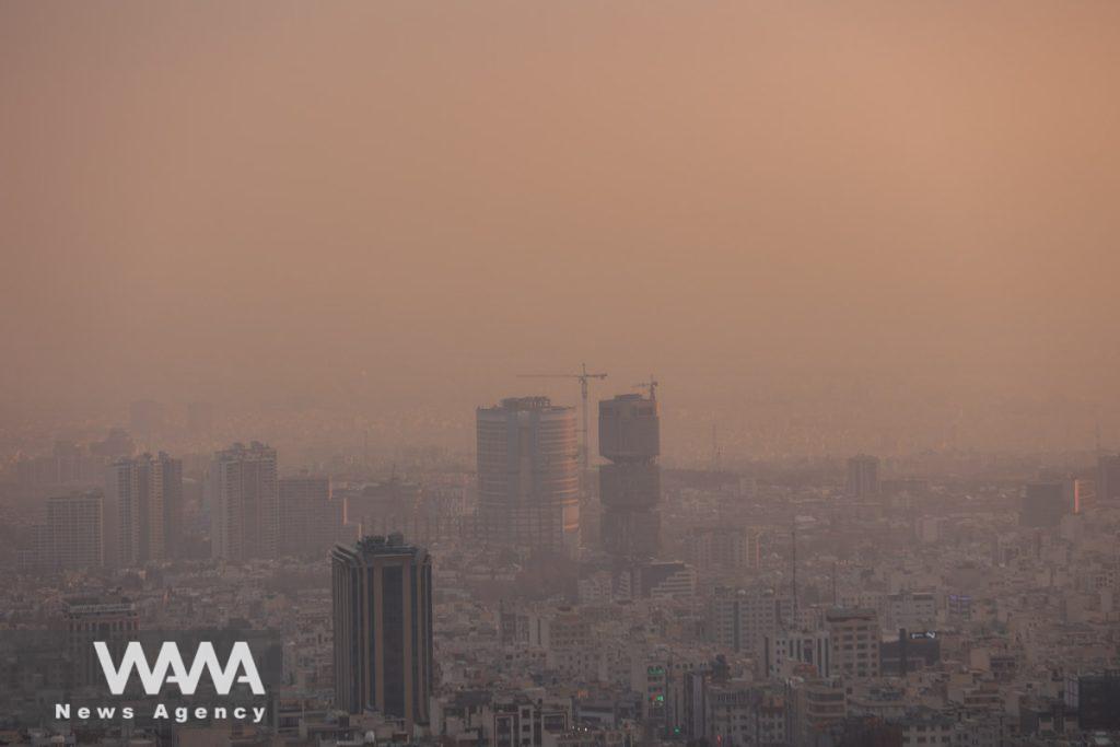 A general view of Tehran city following the increase in air pollution in Tehran, Iran, December 18, 2022. Majid Asgaripour/WANA (West Asia News Agency)