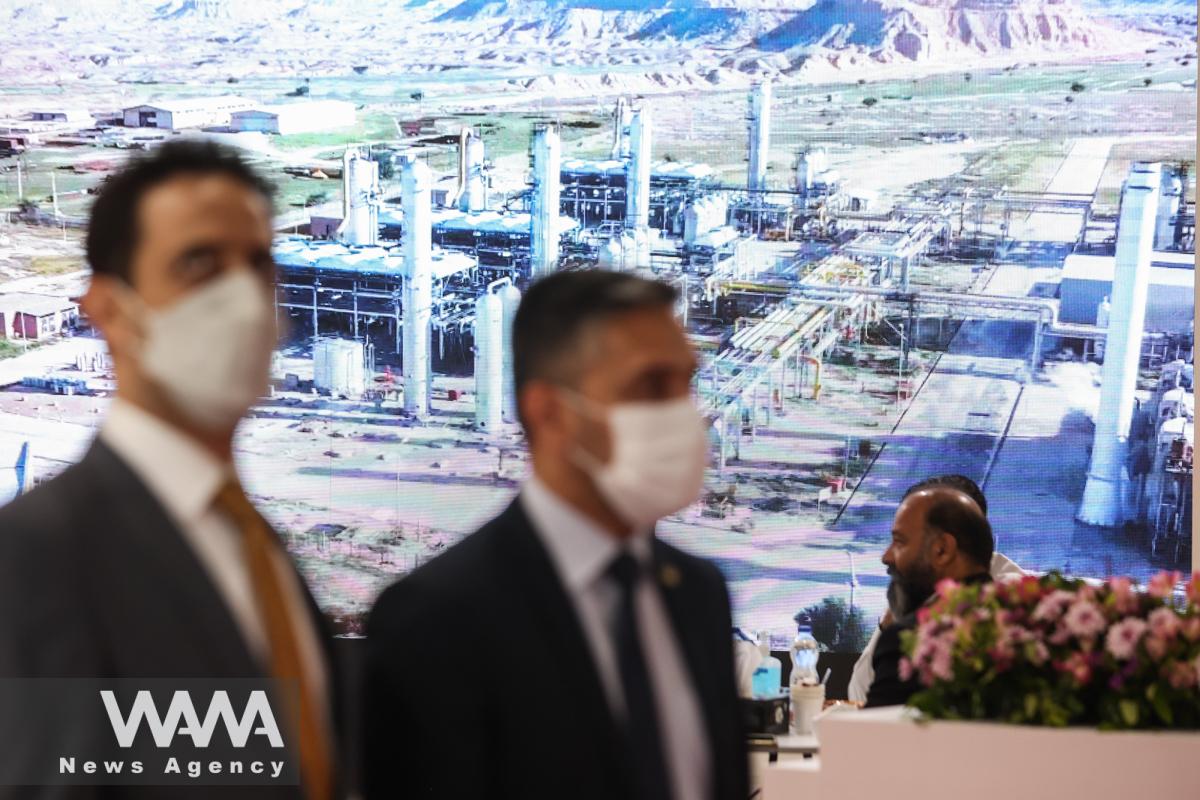 A view of the oil exhibition in Tehran, Iran May 14, 2022. Majid Asgaripour/WANA (West Asia News Agency)