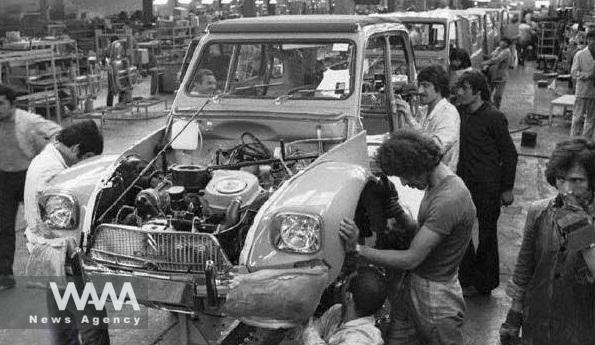 The Citroën Dyane, produced in Iran under the name Jian was a popular economic car - Social Media / WANA News Agency