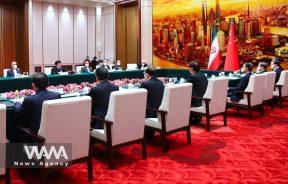 The meeting of the Chairman of the Standing Committee of the Chinese Congress with the President Raisi - Feb 14, 2023 - President office / WANA News Agency