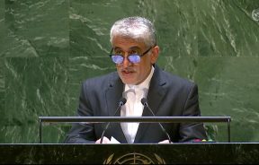 Amir Saied Iravani, Iran's ambassador to the United Nations. Social Media / WANA News Agency