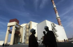 The reactor building at the Bushehr nuclear power plant. Majid Asgaripour/ WANA News Agency