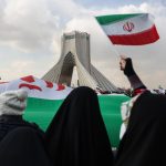 Azadi Tower is seen during the 44th anniversary of the Islamic Revolution in Tehran, Iran, February 11, 2023. Majid Asgaripour/WANA (West Asia News Agency)