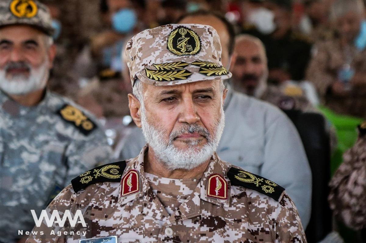 Commander of the Khatam al-Anbia Headquarters Major General Gholam Ali Rashid. Social Media / WANA News Agency