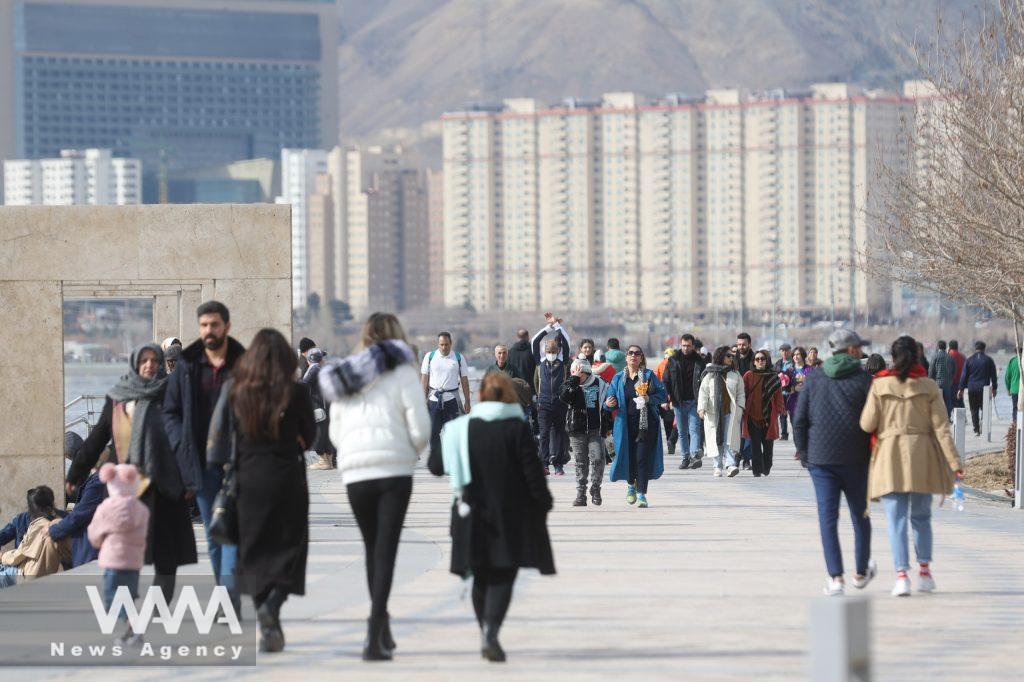Chitgar Lake - Feb, 2023 - Tehran - Iran - Majid Asgaripour / WANA News Agency