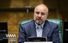 Mohammad Bagher Ghalibaf Speaker of the Parliament of Iran. Social Media / WANA News Agency
