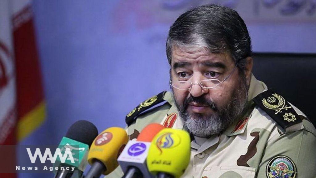 Brigadier General Gholam Reza Jalali, the head of the Civil Defense Organization of Iran. Social Media / WANA News Agency
