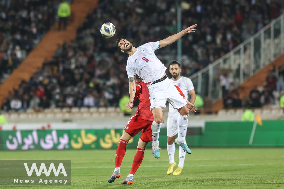 Soccer Football - International Friendly - Iran v Russia - Azadi Stadium, Tehran, Iran - March 23, 2023 Iran's Saeid Ezatolahi in action Majid Asgaripour/WANA (West Asia News Agency)