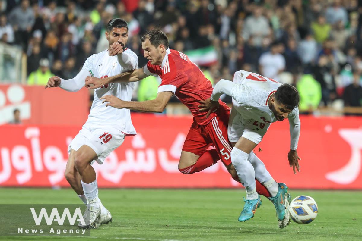 Soccer Football - International Friendly - Iran v Russia - Azadi Stadium, Tehran, Iran - March 23, 2023 Iran's Mohammad Mohebi in action Majid Asgaripour/WANA (West Asia News Agency)