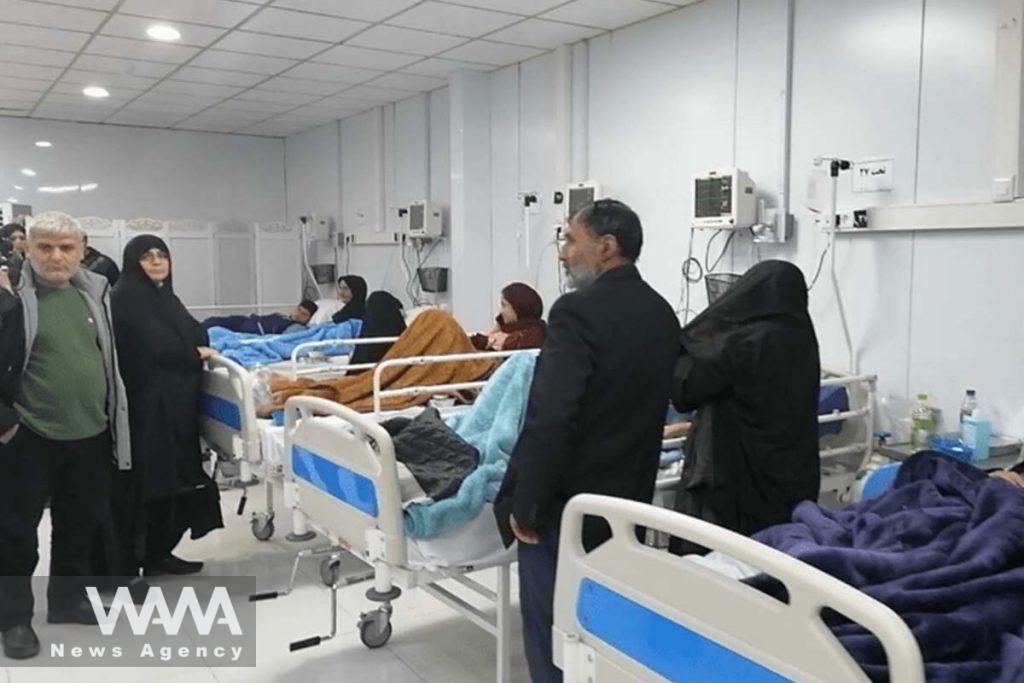 Poisoning of students in Iran. Social Media / WANA News Agency