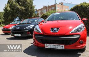 Cars are seen in the Iran Khodro factory in Tehran, Iran, August 14, 2022. Majid Asgaripour/WANA (West Asia News Agency)