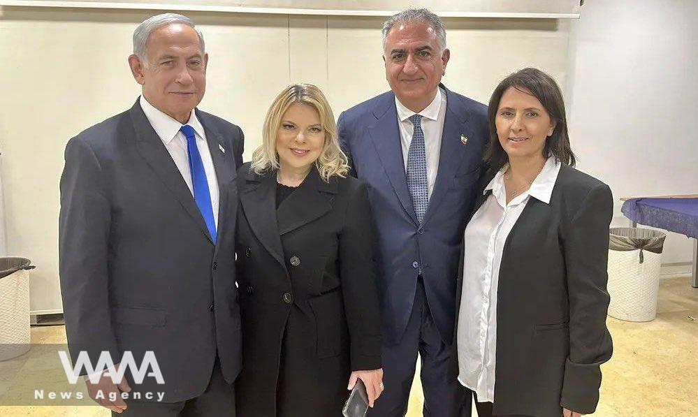 Reza Pahlavi visits Israel. April 2023. Social media / WANA News Agency