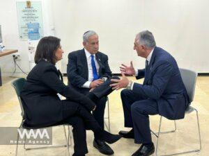 Reza Pahlavi visits Israel. April 2023. Social media / WANA News Agency