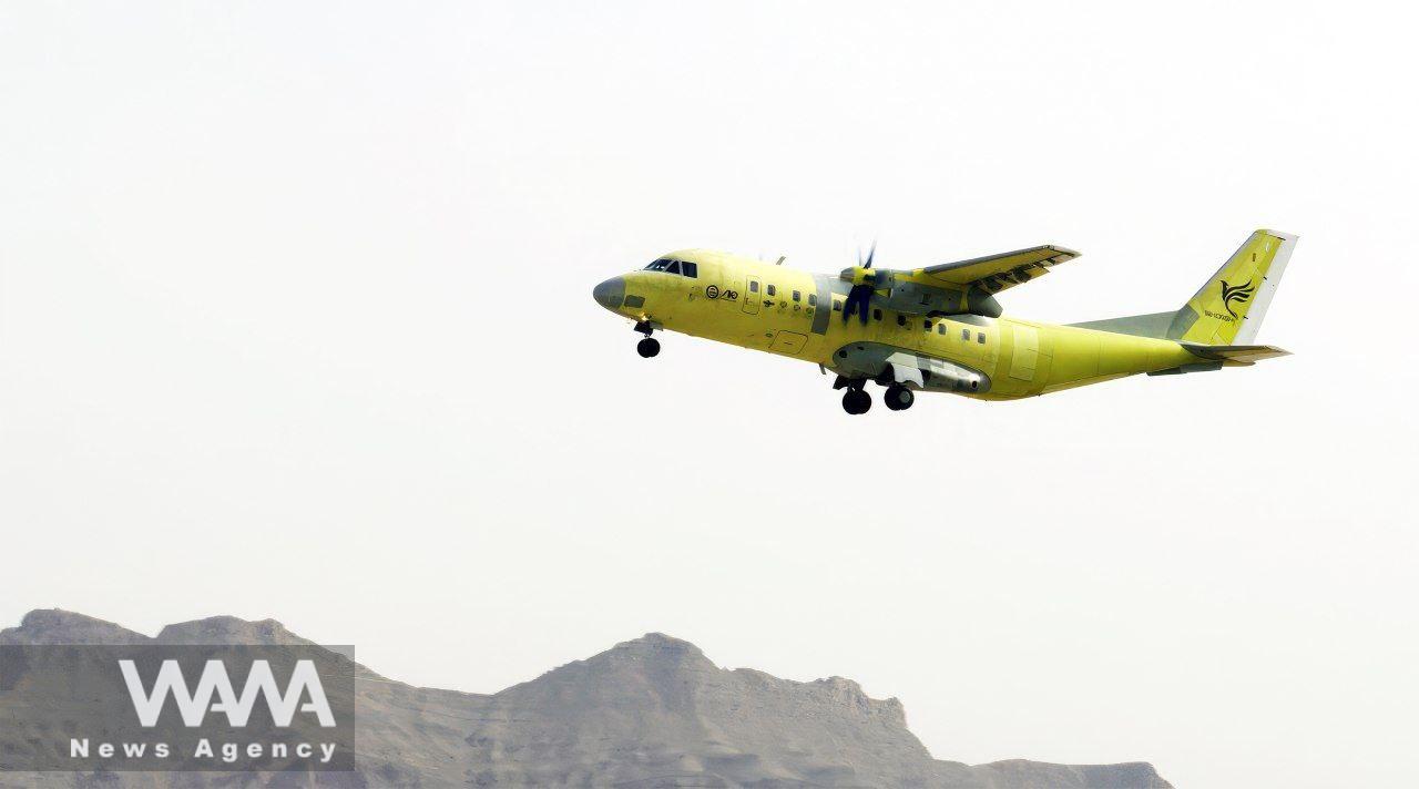 The Simorgh transport plane. Social Media / WANA News Agency