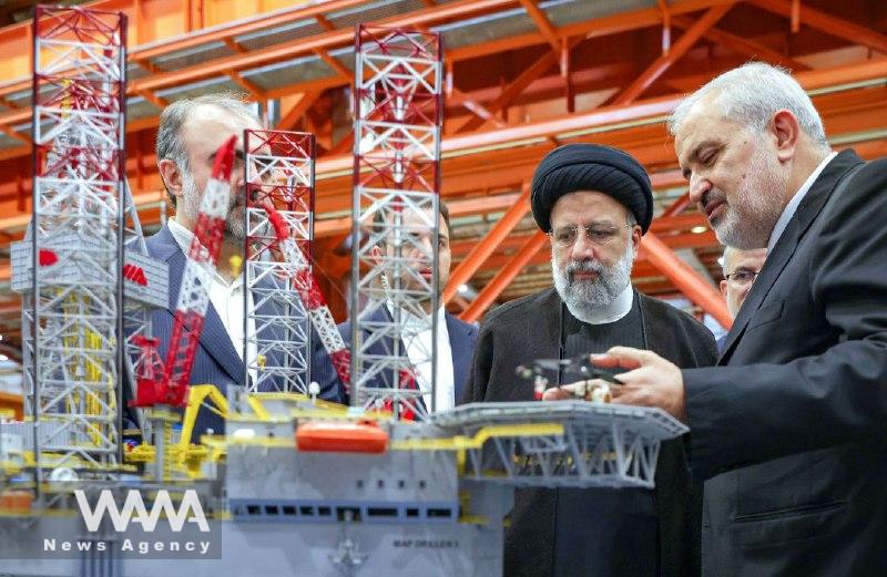 testing of an Iranian aircraft engine. May 01, 2023. Social Media / WANA News Agency