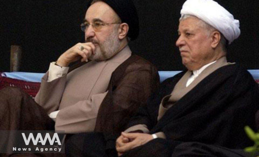 Seyed Mohammad Khatami (left) and Hashemi Rafsanjani, The former presidents of Iran. Social Media / WANA News Agency