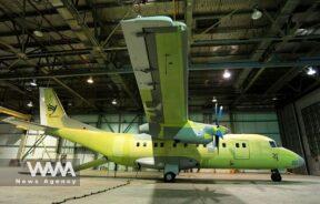The Simorgh transport plane. Social Media / WANA News Agency
