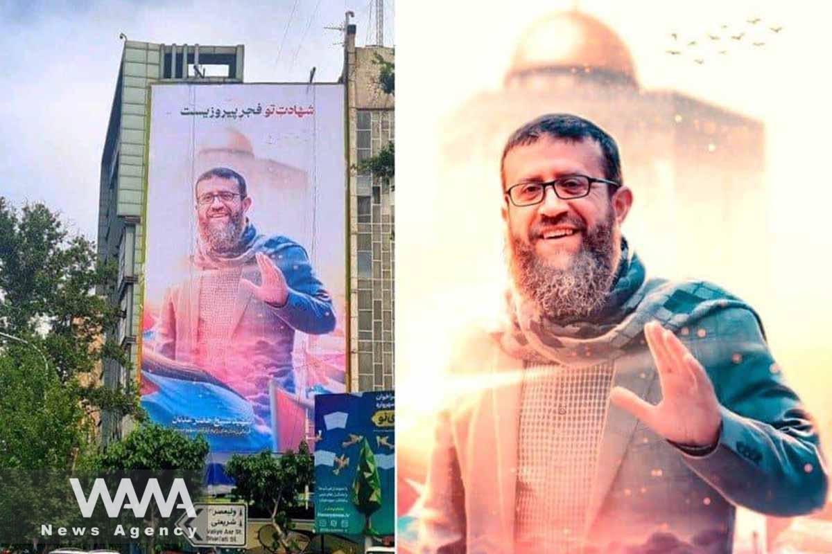 Khizr Adnan, Palestinian Mujahid, was killed in the prisons of the Israeli regime after 84 days of hunger strikes. Social Media / WANA News Agency
