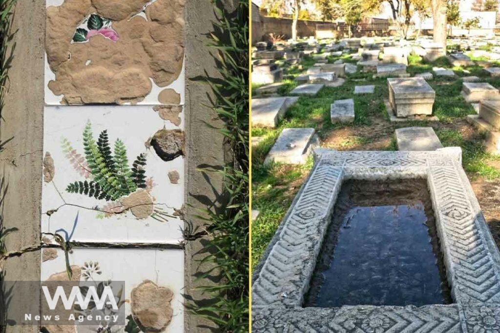 The historical and 1000-year-old cemetery "Dar es Salaam". Shiraz city. Social Media / WANA News Agency