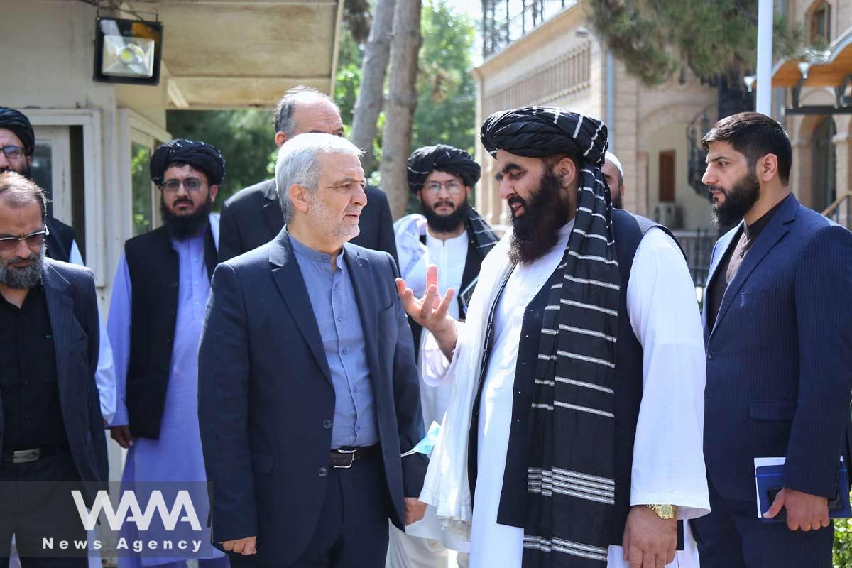 the Special Representative of Iran’s President for Afghanistan Mr. Kazemi Qomi. Social Media / WANA News Agency