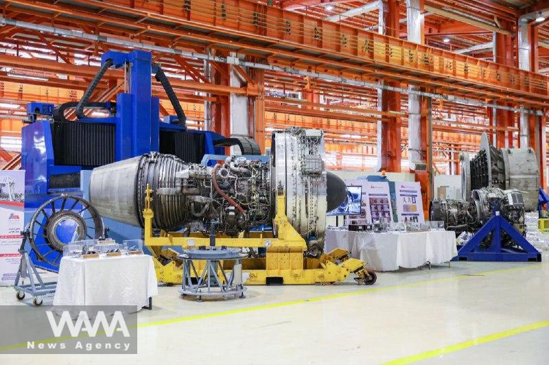 testing of an Iranian aircraft engine. May 01, 2023. Social Media / WANA News Agency