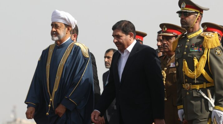 Arrival of Haitham Bin Tariq Al Saeed, Sultan of Oman, in Tehran - Mehrabad Airport. May 28,2023. Majid Asgaripour / WANA News Agency