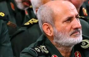 General Mohammad Kazemi, the head of the Intelligence Organization of the Islamic Revolution Guards Corps (IRGC). Social Media / WANA News Agency