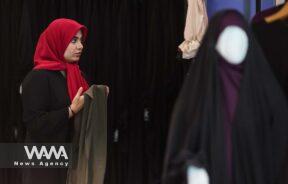 Iranian women attend the Hijab exhibition in Tehran, Iran July 15, 2023. Majid Asgaripour/WANA (West Asia News Agency)