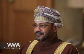 Oman's Foreign Minister Sayyid Badr Albusaidi meets Iran's Foreign Minister Hossein Amir-Abdollahian (not pictured), in Tehran, Iran July 17, 2023. Majid Asgaripour/WANA (West Asia News Agency)
