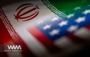 Iran & America flags