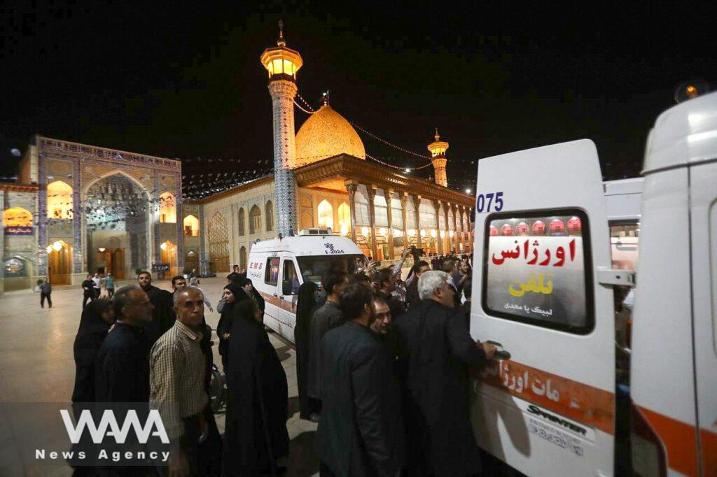 A terrorist attack on the Shah Cherag shrine in Shiraz - August 12, 2023.