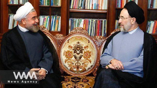 Former presidents of Iran. Mohammad Khatami (Right) & Hasan Rouhani (Left). Social Media / WANA News Agency