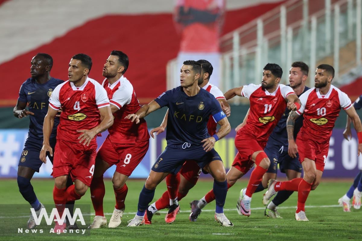 Soccer Football - Asian Champions League - Group E - Persepolis v Al Nassr - Azadi Stadium, Tehran, Iran - September 19, 2023 Al Nassr's Cristiano Ronaldo in action Majid Asgaripour/WANA (West Asia News Agency)