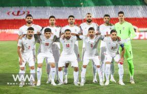Soccer Football - International Friendly - Iran v Angola - Azadi Stadium, Tehran, Iran - September 13, 2023 Iran players pose for a team group photo before the match. Majid Asgaripour/WANA (West Asia News Agency)