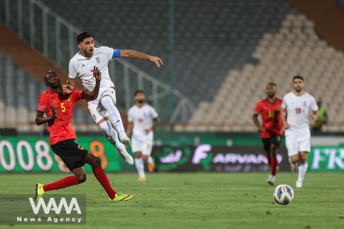 Soccer Football - International Friendly - Iran v Angola - Azadi Stadium, Tehran, Iran - September 13, 2023 Iran's Alireza Jahanbakhsh in action. Majid Asgaripour/WANA (West Asia News Agency)