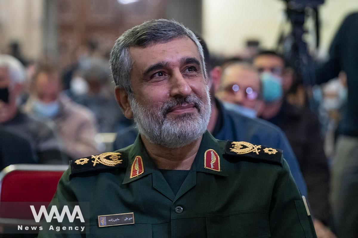 Islamic Revolution Guards Corps (IRGC) Aerospace Commander Brigadier General Amir Ali Hajizadeh. Social Media / WANA News Agency