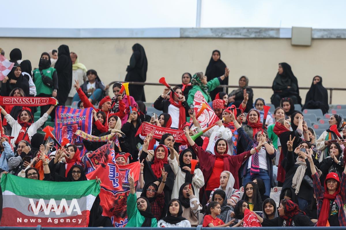 Soccer Football - Asian Champions League - Group D - Nassaji Mazandaran v Al Hilal - Azadi Stadium, Tehhran, Iran - October 3, 2023 Fans inside the stadium before the match Majid Asgaripour/WANA (West Asia News Agency)