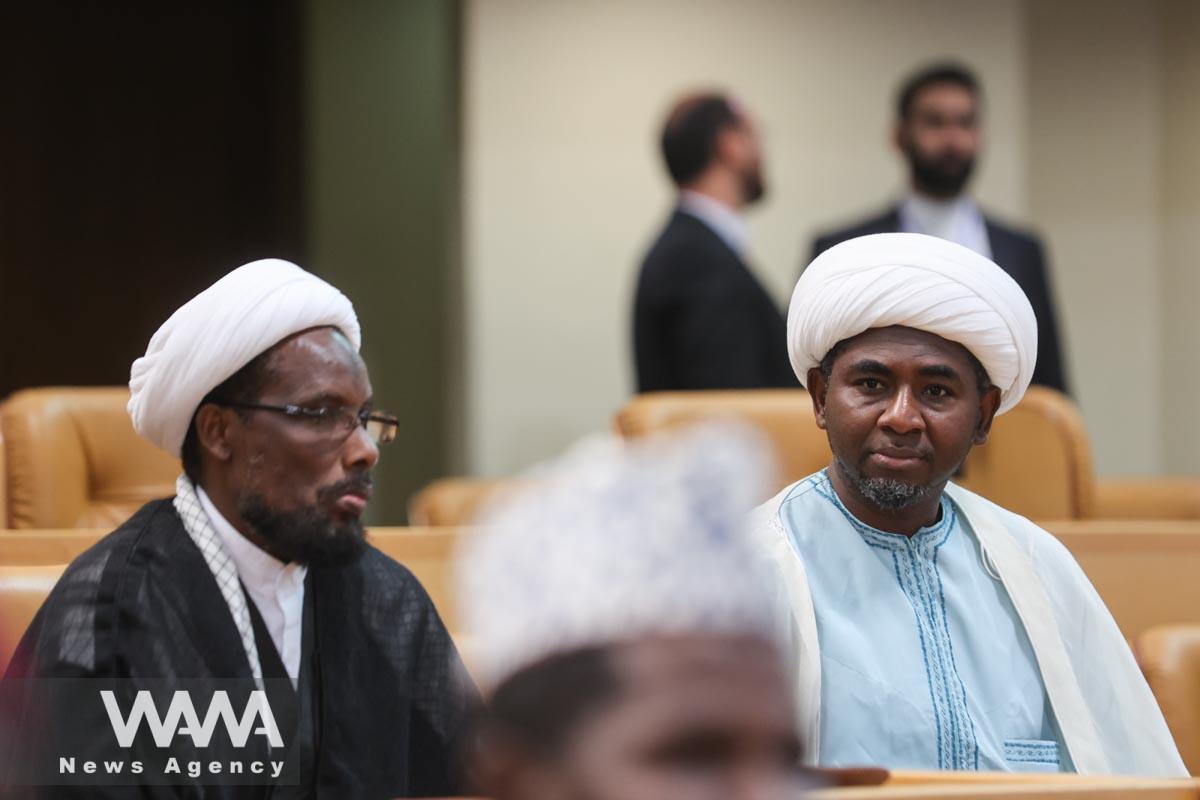 Clerics attend the Iran and Africa Economic Conference in Tehran/WANA (West Asia News Agency)