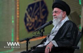 The Supreme Leader, Ayatollah Khamenei made the remarks in the Imam Khomeini Hussainiyah on June 25, 2024 on the occasion of Eid al-Ghadir and on the eve of the presidential elections scheduled for Friday, June 28, 2024 / Leader office / WANA News Agency