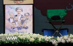 A ceremony commemorating the 40th anniversary of the death of Ayatollah Raisi and his companions. Mosque of Imam Khomeini, Tehran / June 27, 2024 / President office / WANA News Agency