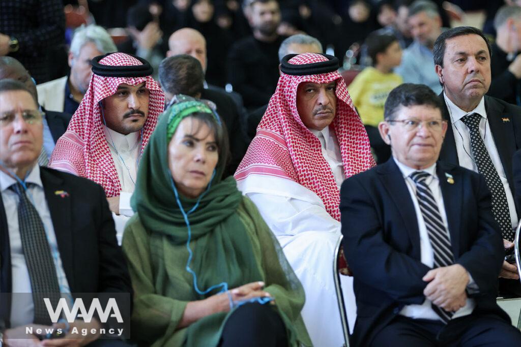 A ceremony commemorating the 40th anniversary of the death of Ayatollah Raisi and his companions. Mosque of Imam Khomeini, Tehran / June 27, 2024 / President office / WANA News Agency