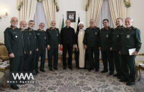 WANA - IRGC Commanders Meet with the President-Elect