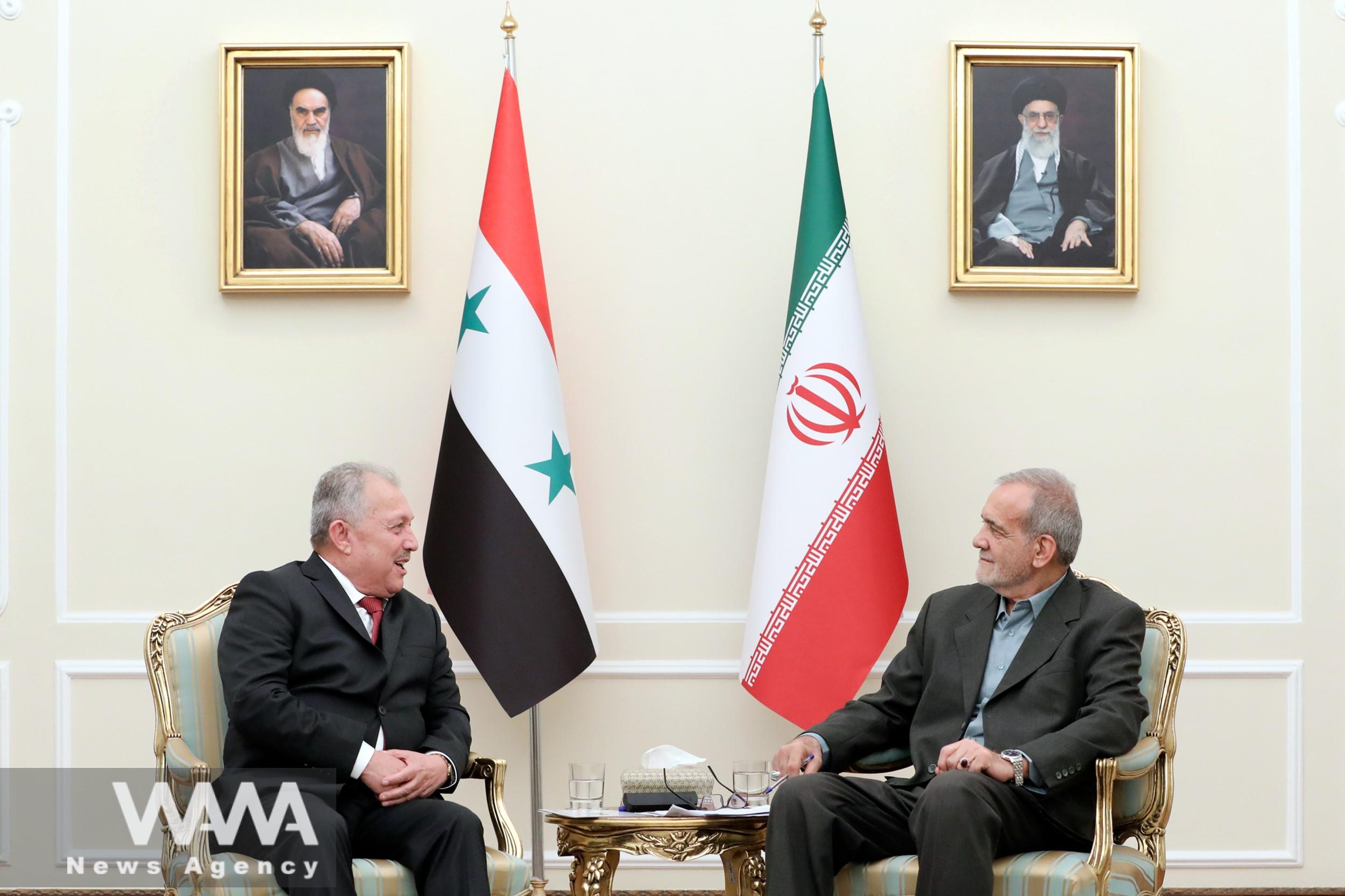 WANA - Syrian Prime Minister's Meeting with the President