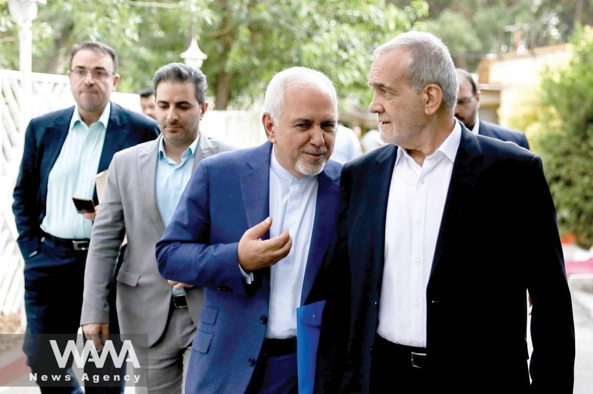 WANA - Pezeshkian and Zarif