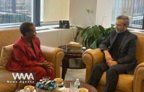 Ali Bagheri meeting with Ms. Joyce Msuya, Assistant Secretary-General of the United Nations for Humanitarian Affairs