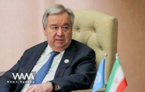 WANA - Antonio Guterres, the Secretary-General of the United Nations