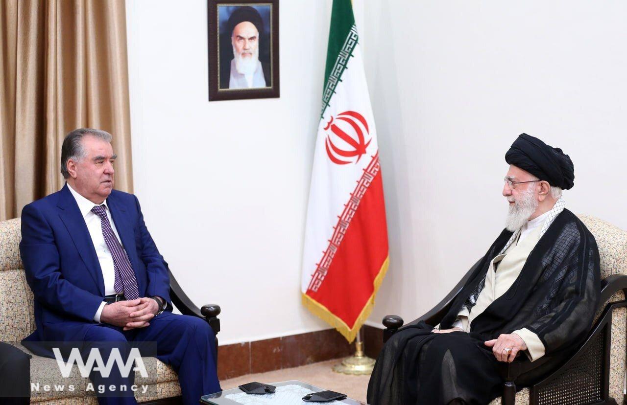 WANA - Meeting of the President of Tajikistan with the Leader of the Islamic Republic of Iran