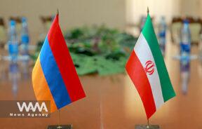 WANA - Iran and Armenia Flags