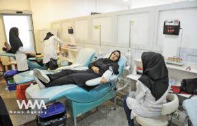 Iranian People and Blood Transfusion. Social Media / WANA News Agency